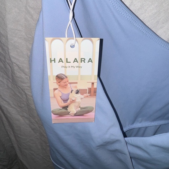 Halara Airy Deep VNeck Adjustable
Strap Backless Belted Ruffle Hem Midi XL - Picture 3 of 7